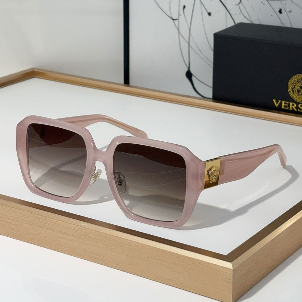 Versace  Simple Square Sunglasses Go With Everything Sunglasses Top Quality（Replica）