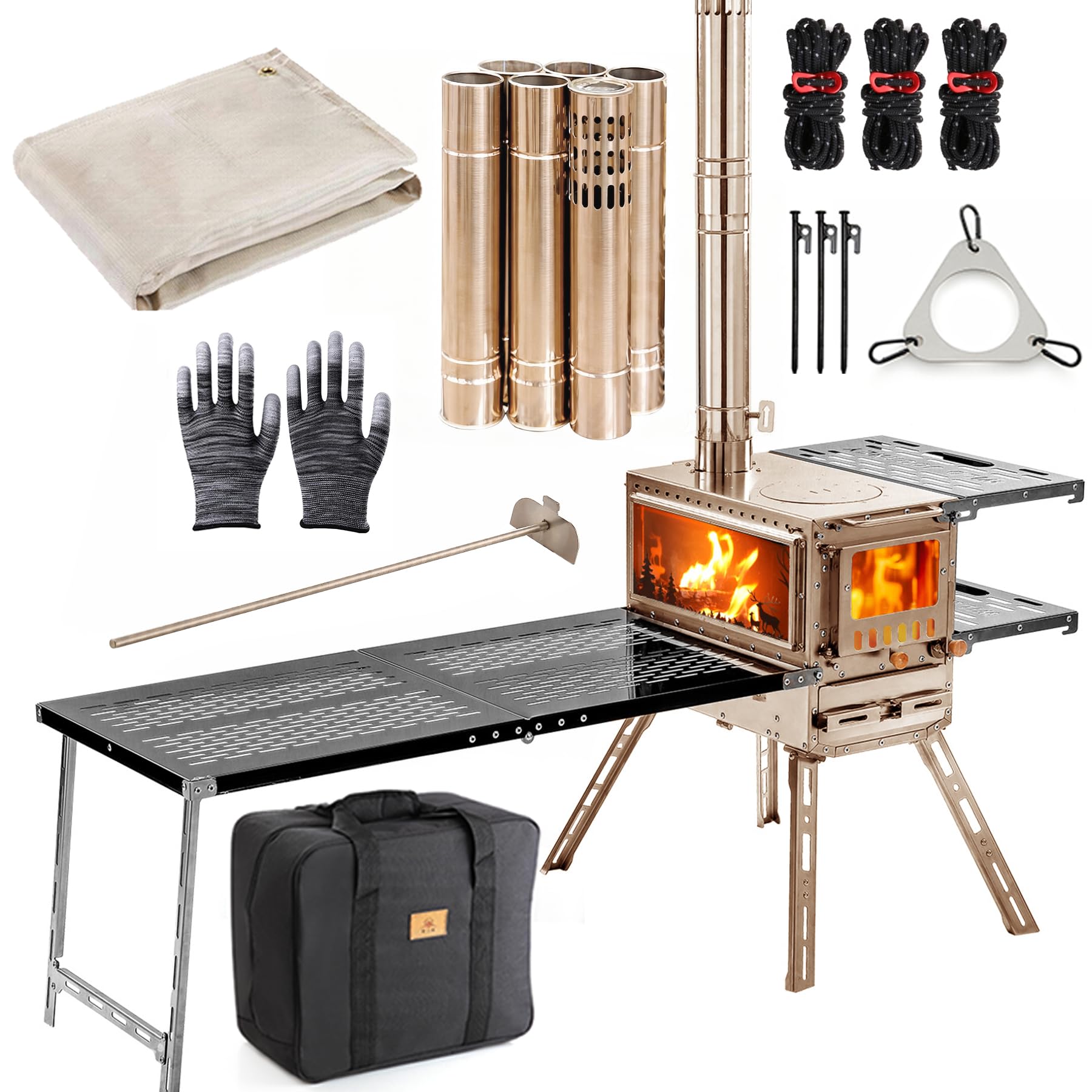 M8 Portable Wood Burning Stove