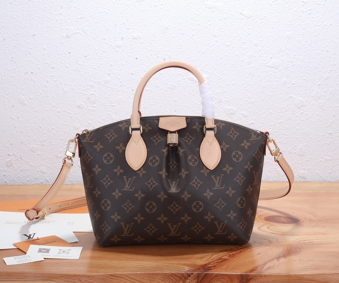 TOP Louis Vuitton LV Boetie NM PM Monogram Bag 25 x 23 x 14cm - Brown