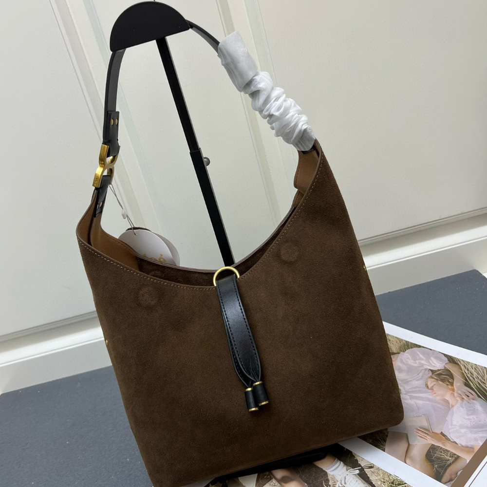 Chloe Marcie Suede Leather Bag  (Replica)