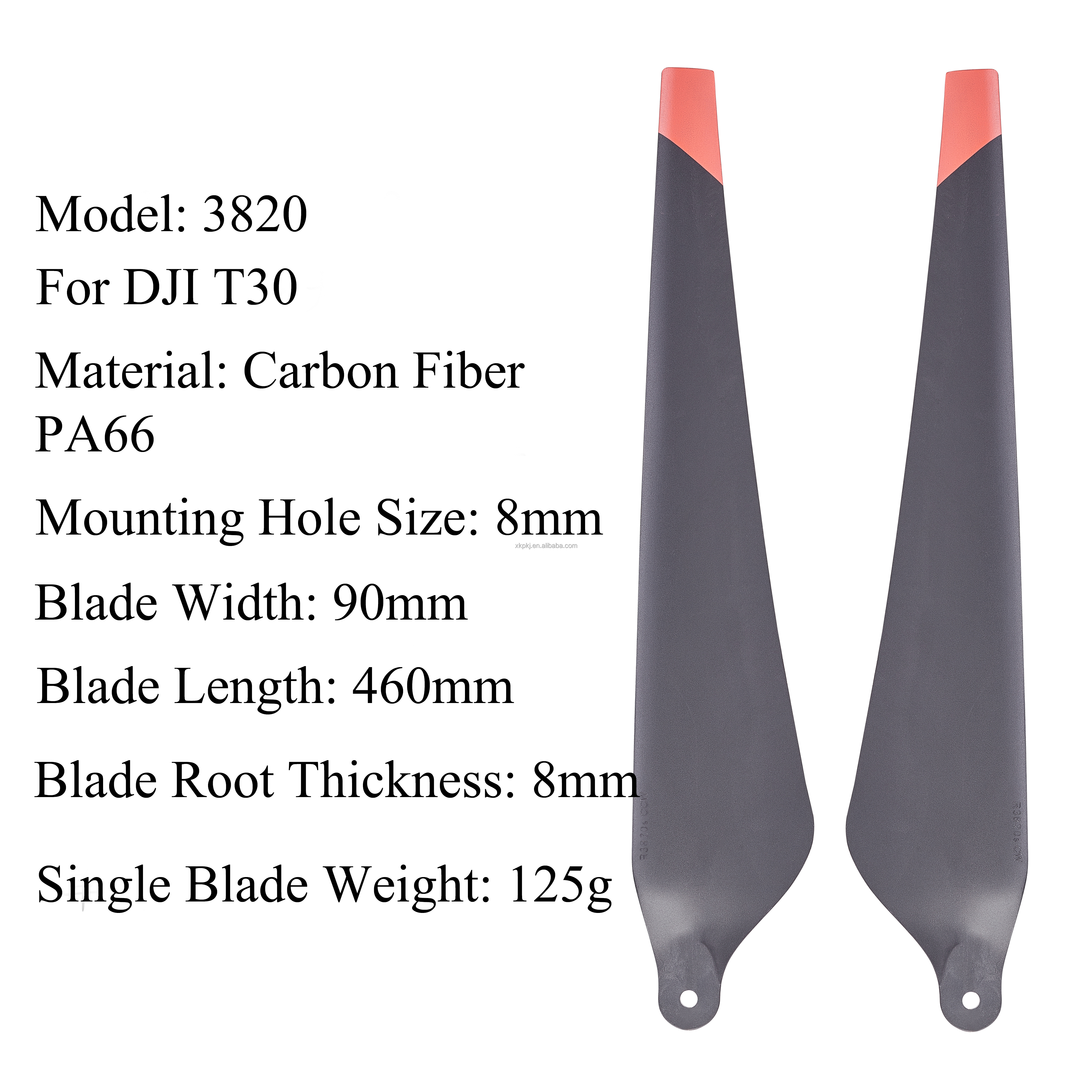 High Carbon Version Rigid Propeller for Agricultural Plant Protection UAV for DJI Agras Drone T30 Drone Accessories