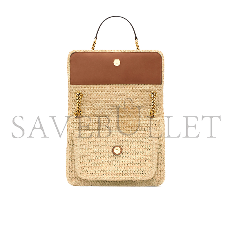 YSL NIKI MEDIUM IN RAFFIA 838875GAAFY2791 (28*20*8.5cm)