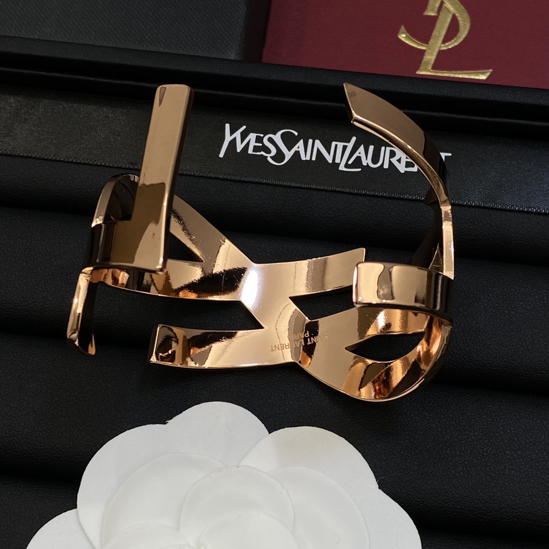 TOP Yves Saint Laurent YSL Bracelet - Rose Gold