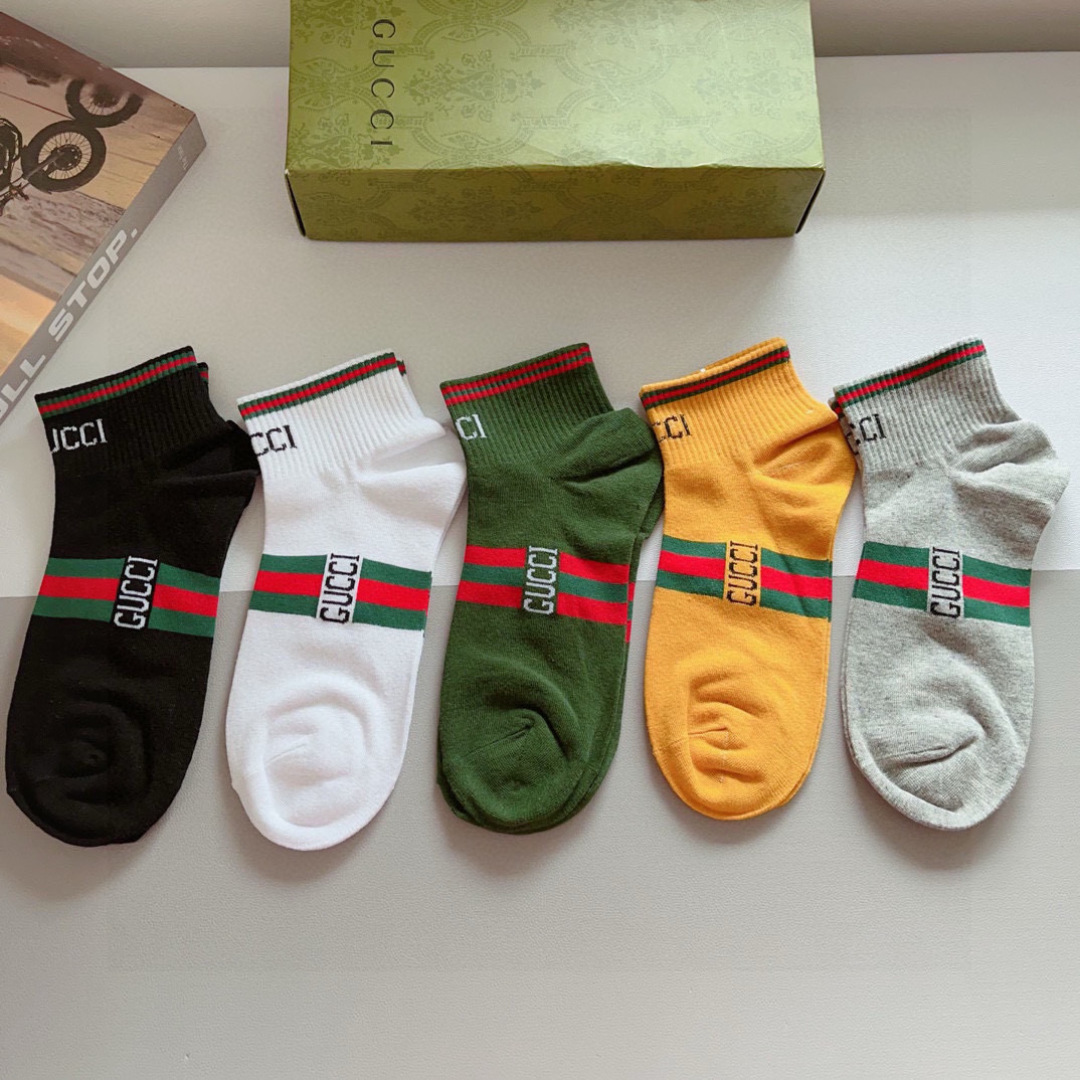 TOP GUCCI Socks - 5 Pieces as a Set