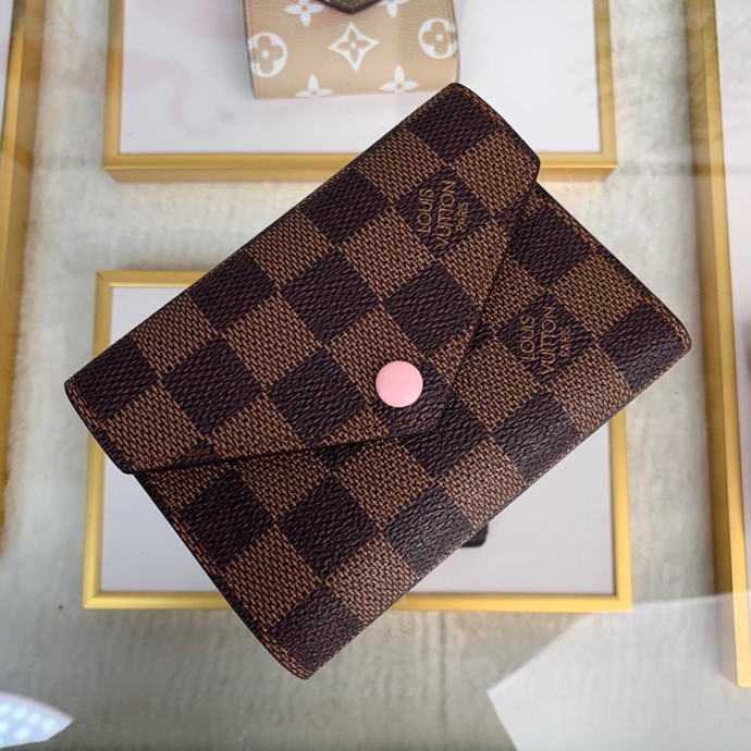 TOP Louis Vuitton LV LV Damier Victorine Wallet - 16 colors