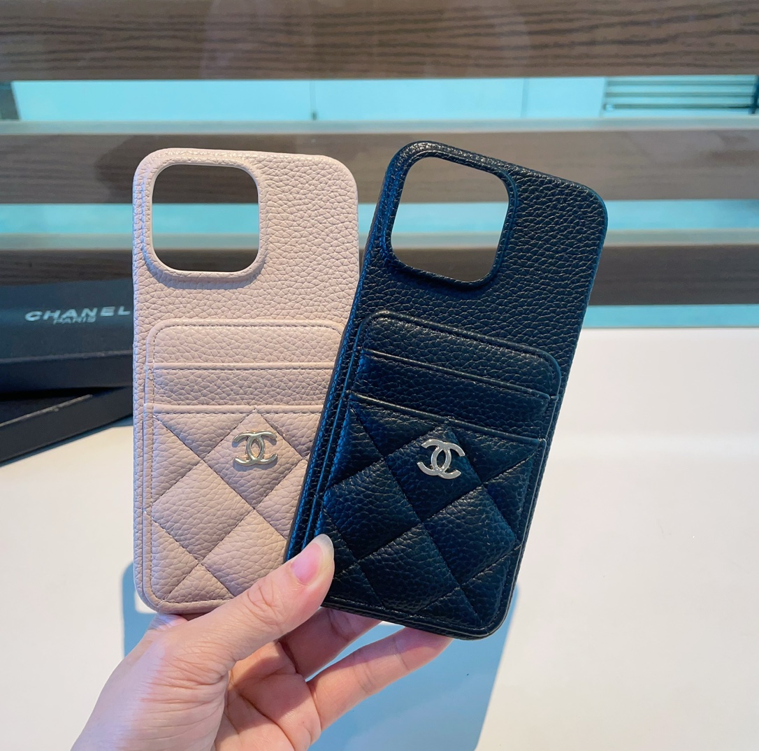 TOP CHANEL  Card Holder Iphone phone case - 2 Colors