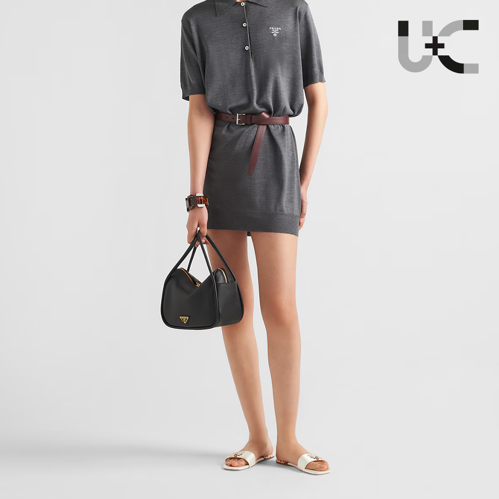 Prada Leather hand bag (10A Mirror Version)