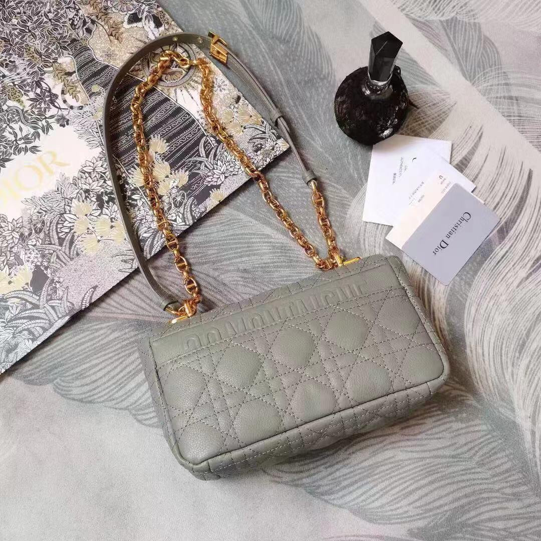TOP Christian Dior Caro Bag Small - Cloud Blue