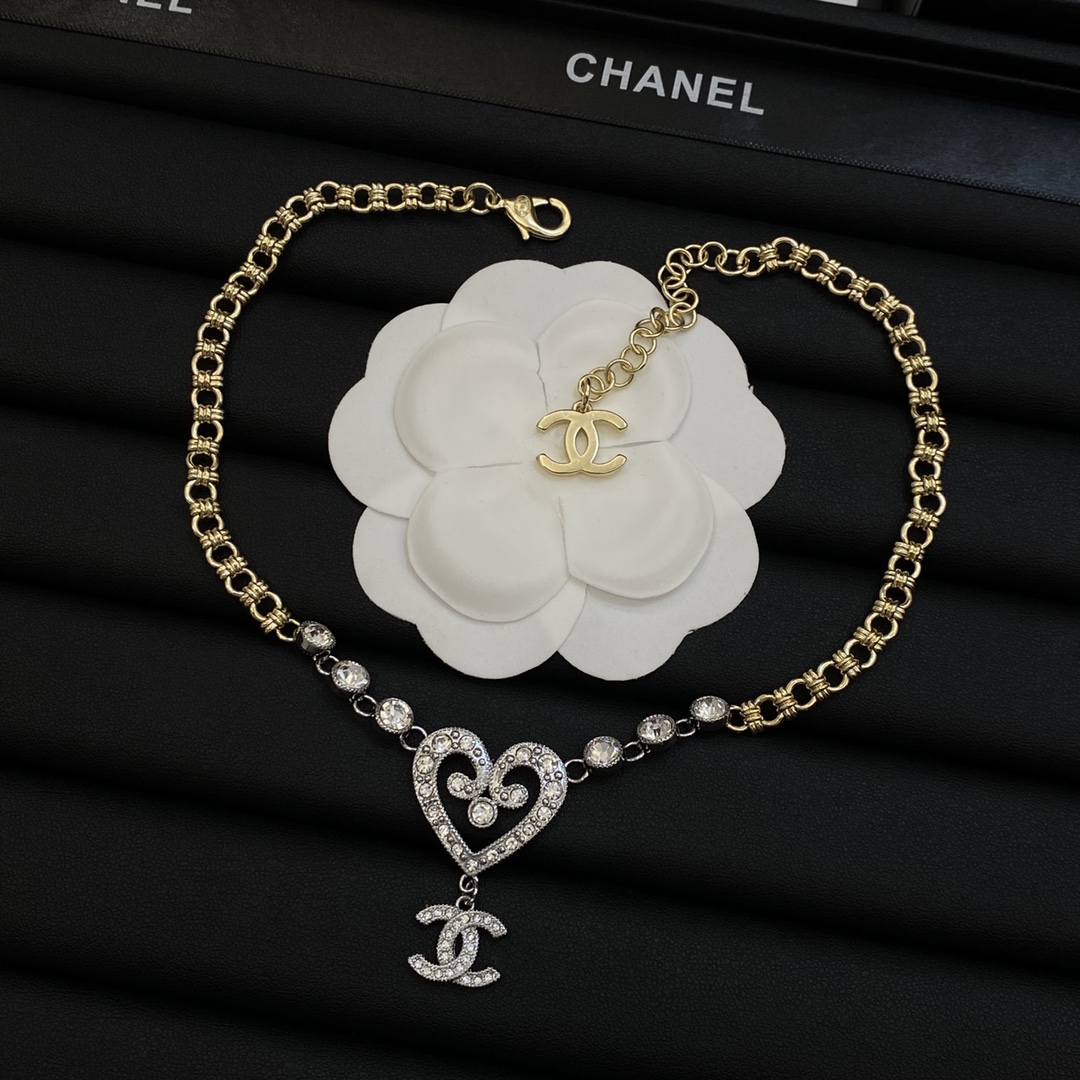 TOP CHANEL Necklace - Silver&Gold