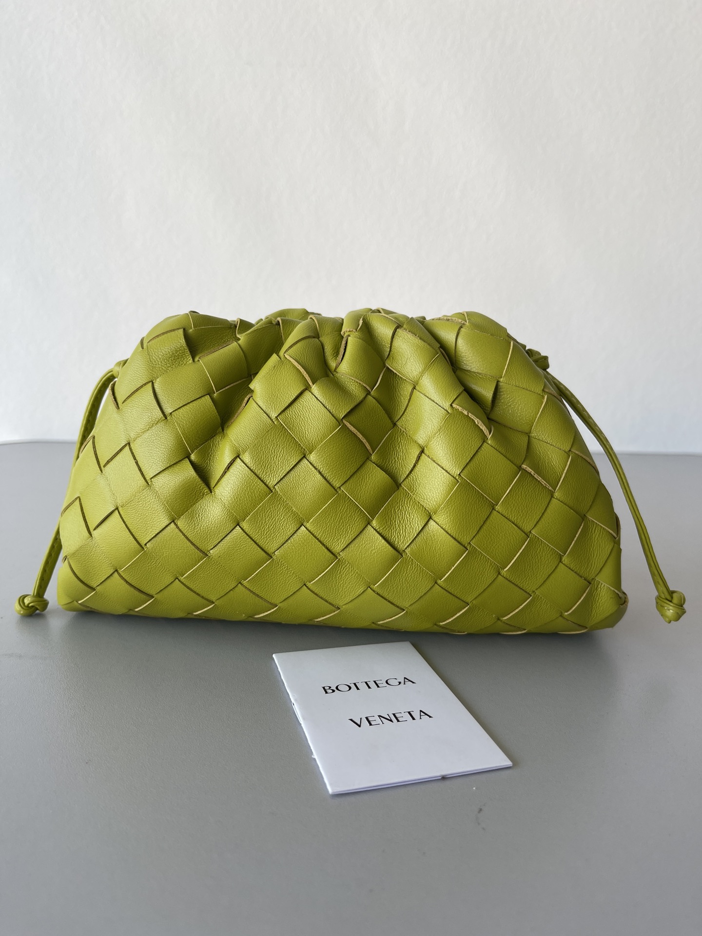 TOP Bottega Veneta BV Mini Pouch Bags - Green