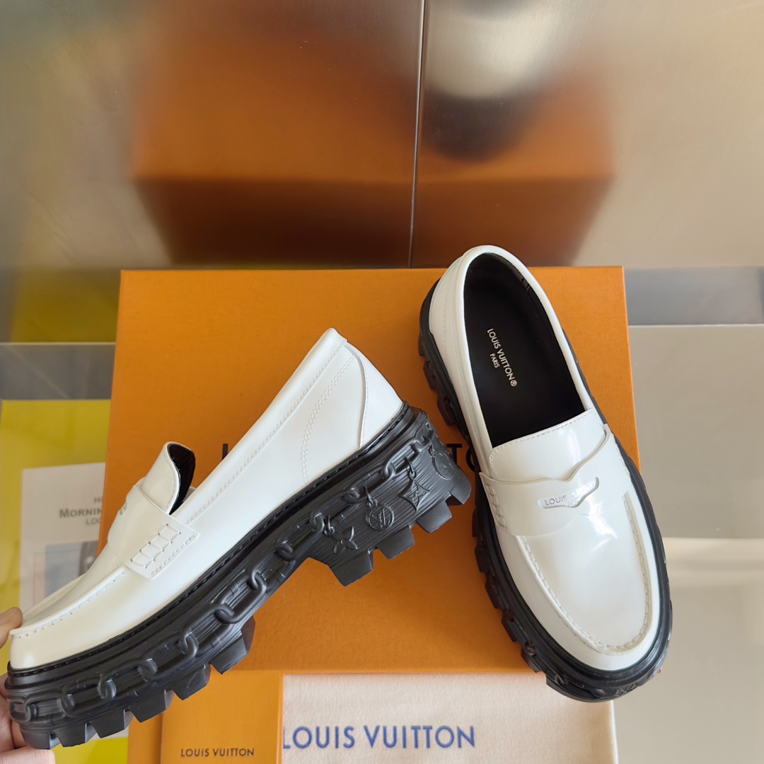 TOP Louis Vuitton LV Record loafers Shoes - 5 Colors
