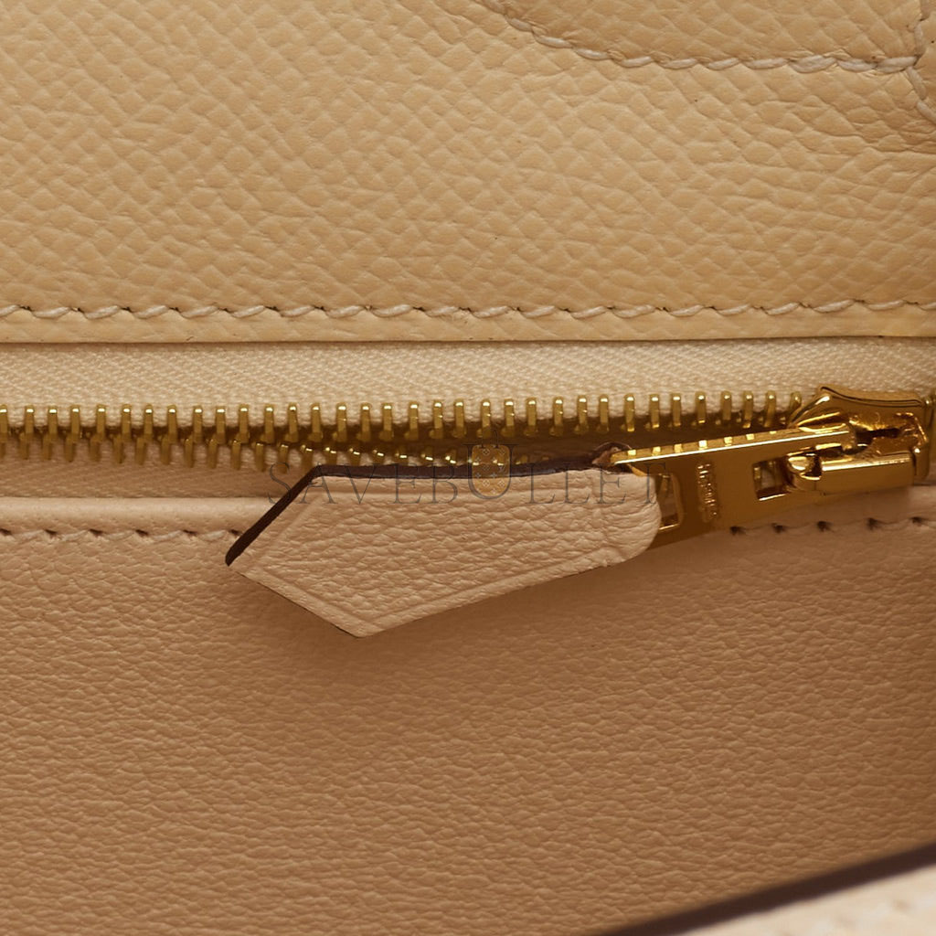 HERMES KELLY 28 SELLIER EPSOM GOLD HARDWARE (28*22*10cm)
