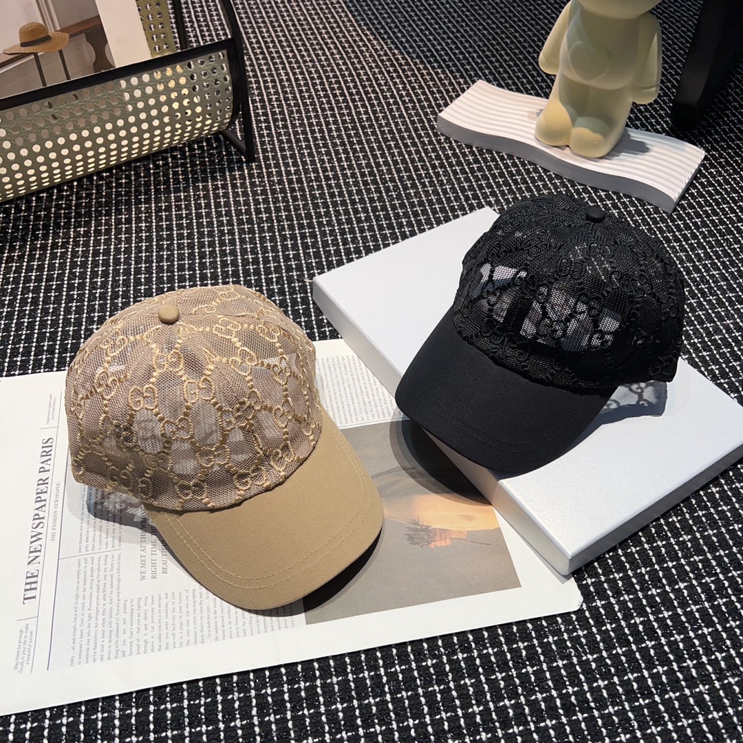 TOP GUCCI Peaked Cap - 2 Colors