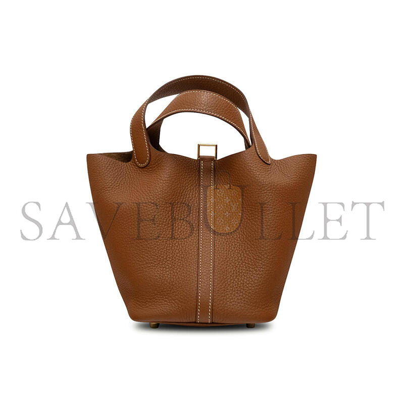 HERMÈS PICOTIN 18 GOLD CLEMENCE (18*18*13cm)