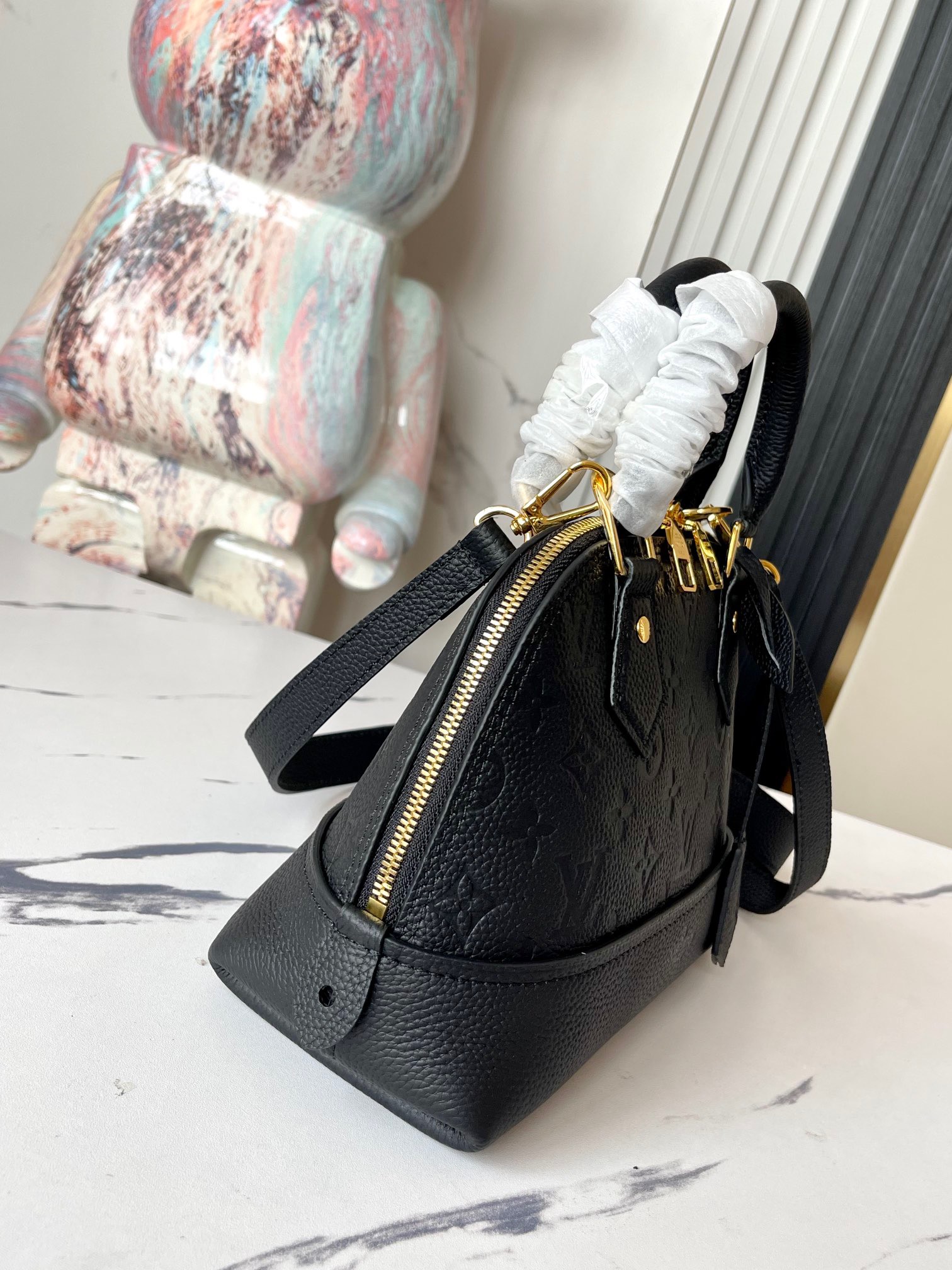 LV Alma BB 2way bag Monogram Empreinte Leather(Replica)