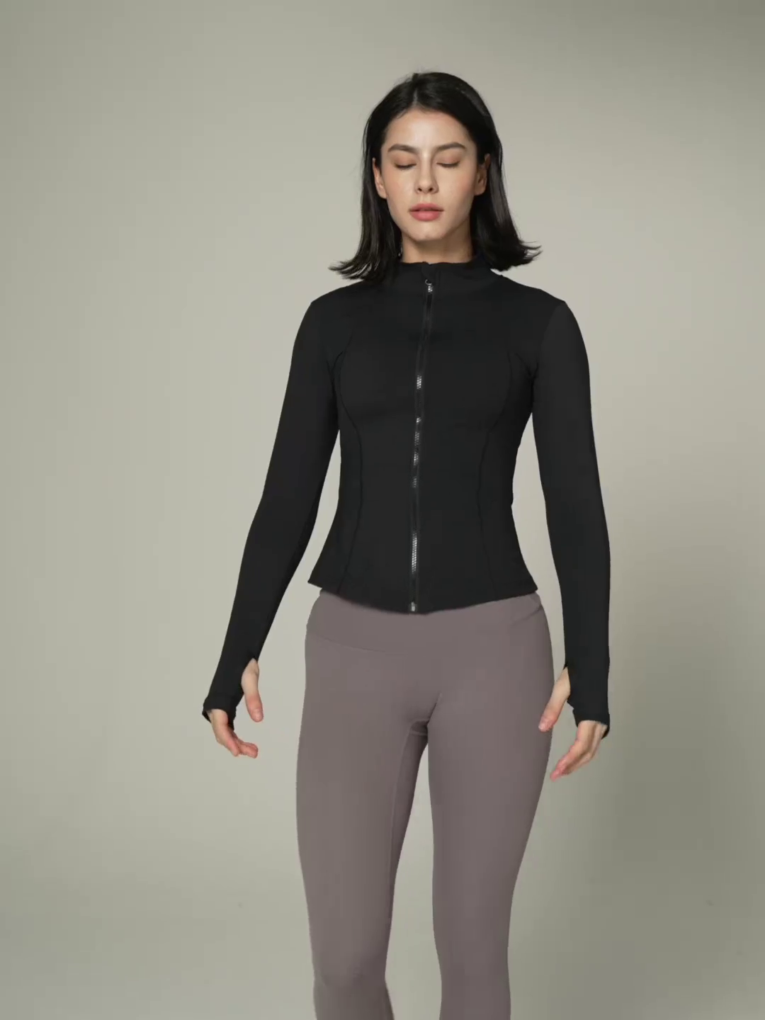 Fitted Short Womens Sports Jacket