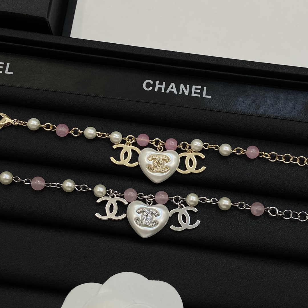 TOP CHANEL Colorful CC Bracelet - 2 Colors