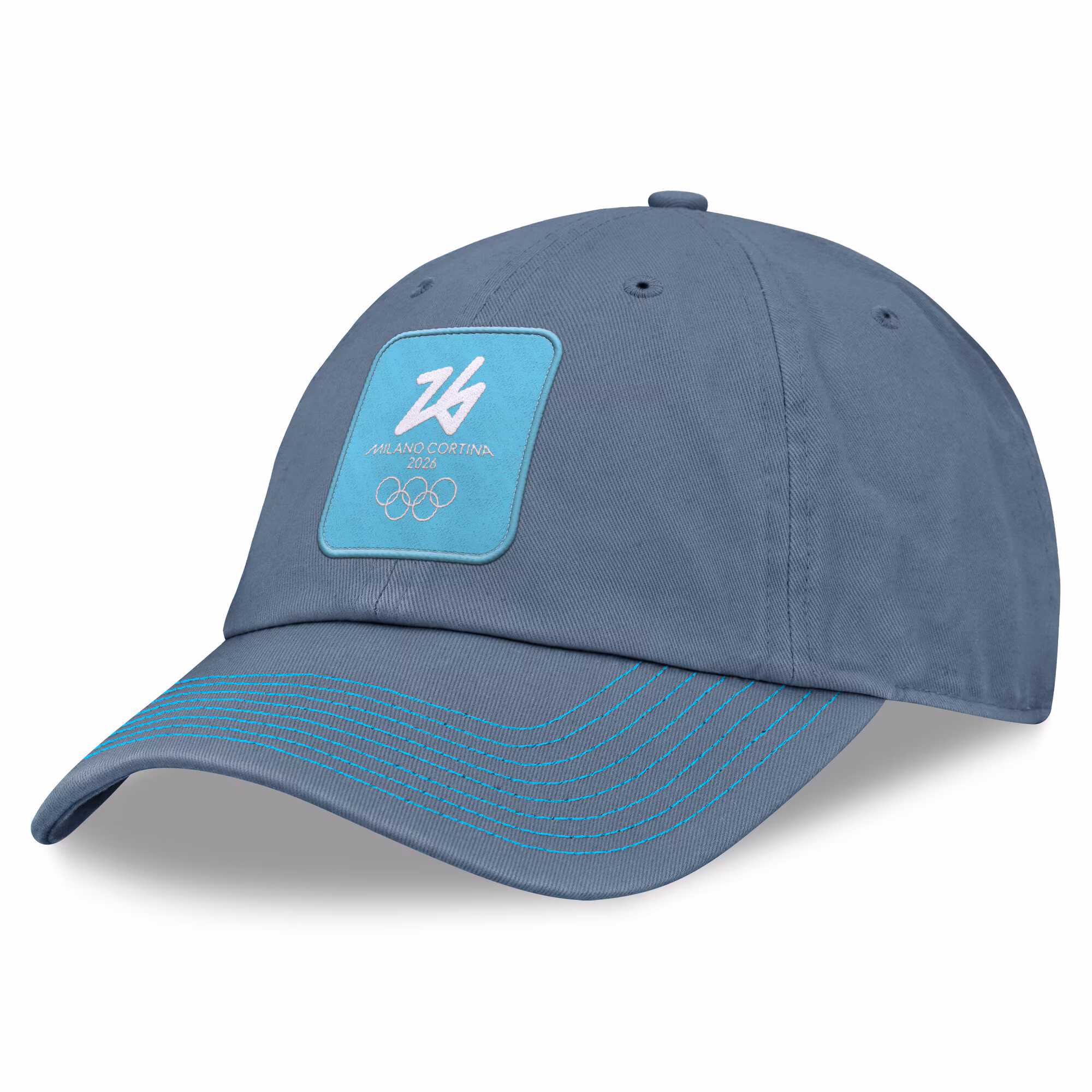 Milano Cortina 2026 Olympics Unstructured Cap - Blue