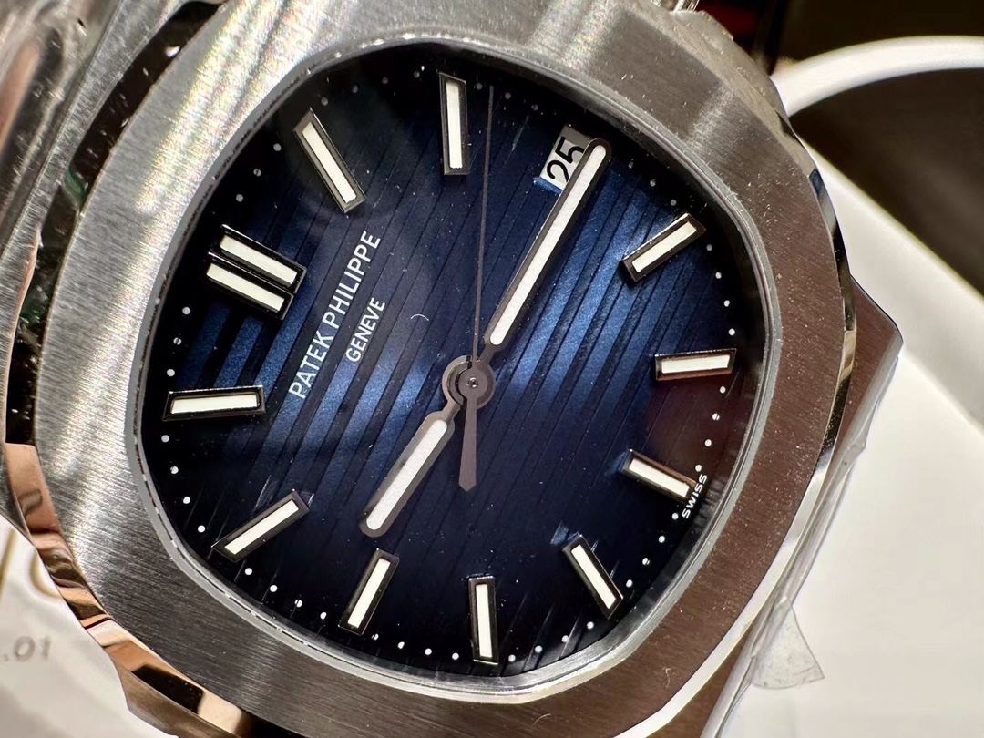 TOP Patek Philippe Nautilus 40mm Watch - Dark Blue