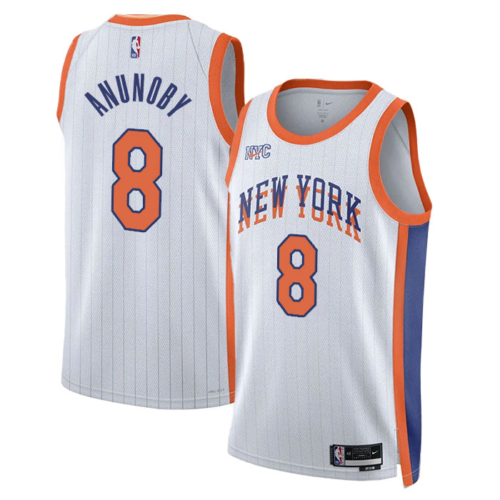 Og Anunoby New York Knicks 2024-25 Icon Edition Swingman Jersey - White