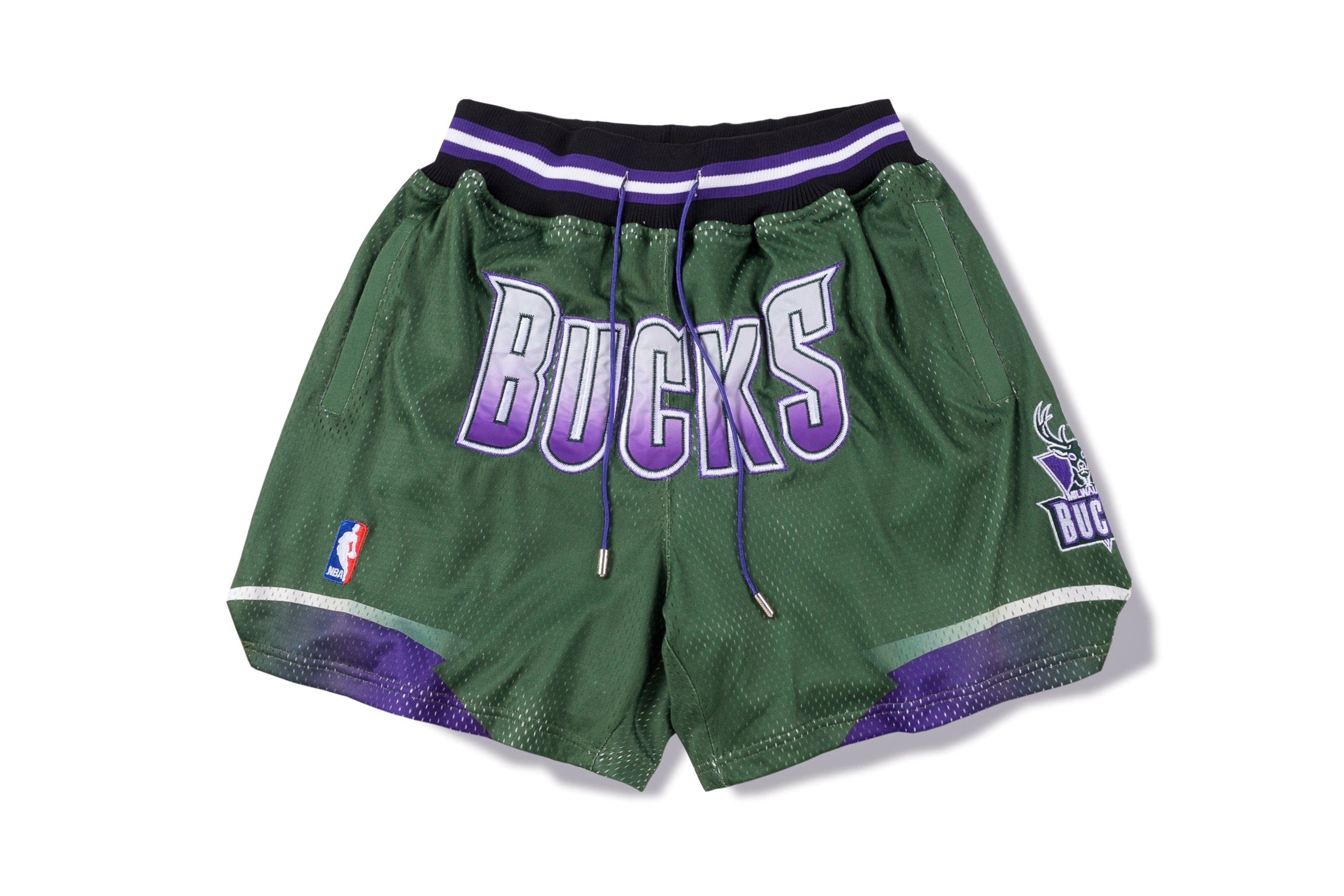 Milwaukee Bucks Throwback Basketball Shorts