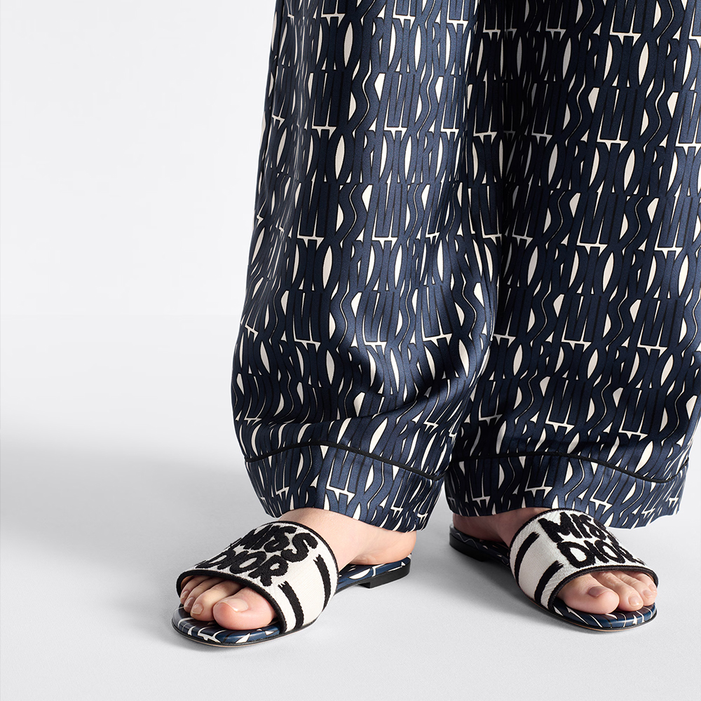 Dior Dway Miss Dior Allover Motif Sandals (Replica)