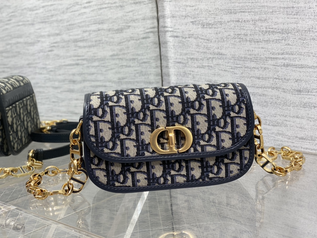 Top Christian Dior Smooth Cowhide 30 Montaigne Avenue Mini 18*4.5*10cm - 6 Colors&GHW