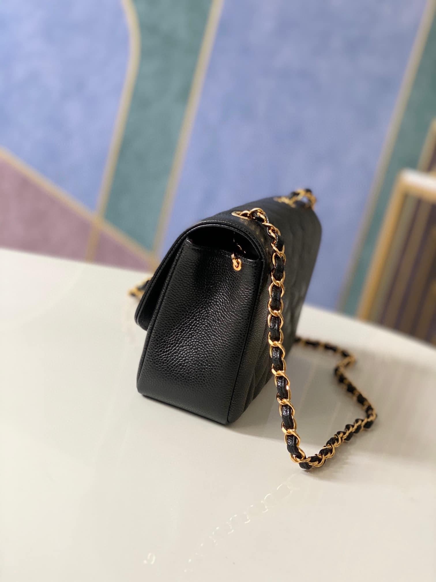 TOP CHANEL Diana Small Flap Bag - Black & GHW