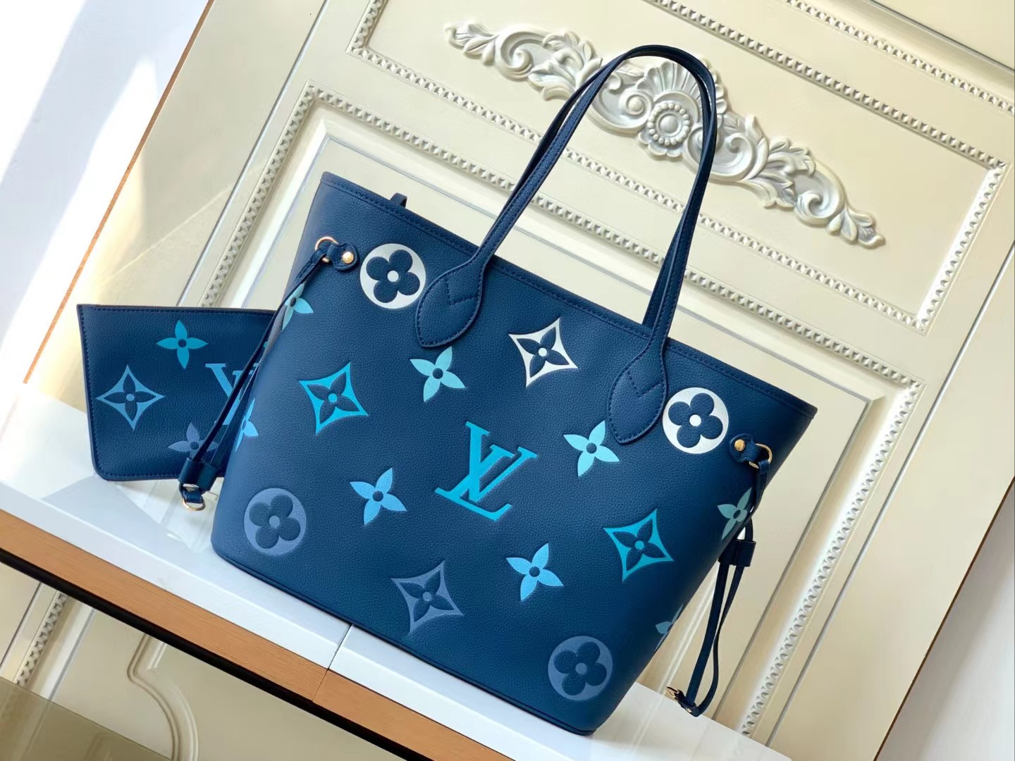 TOP Louis Vuitton LV Nevefull Bag  31x28x14 cm - Blue