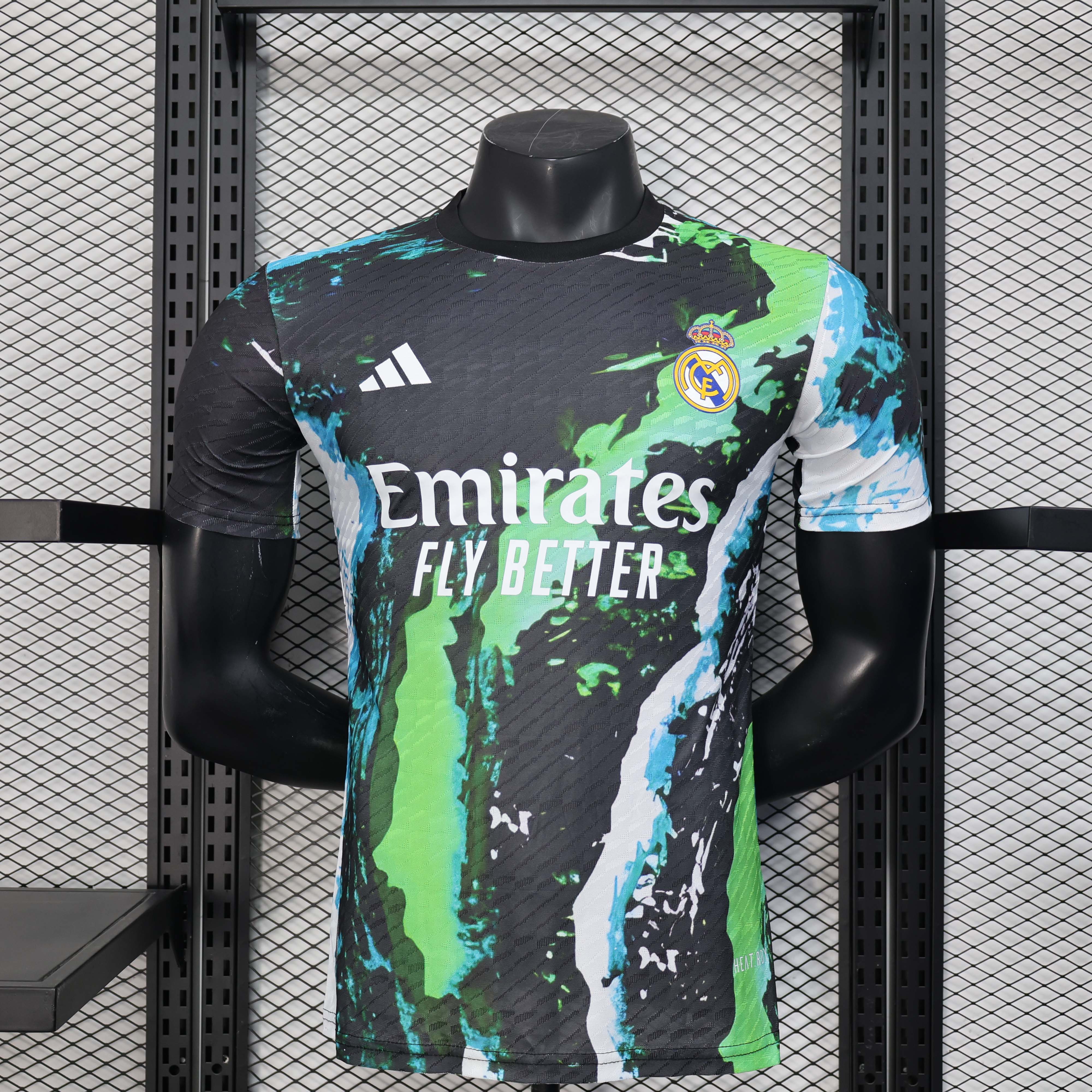 2025/2026 Player Version Real Madrid Special Edition Black And Green Football Shirt 1:1 Thai Quality