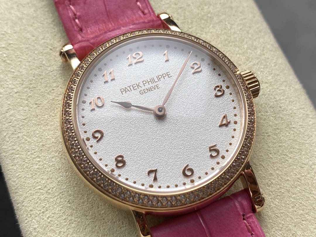 TOP Patek Philippe 7200R-001 Watch 34.6mm-Rose Pink