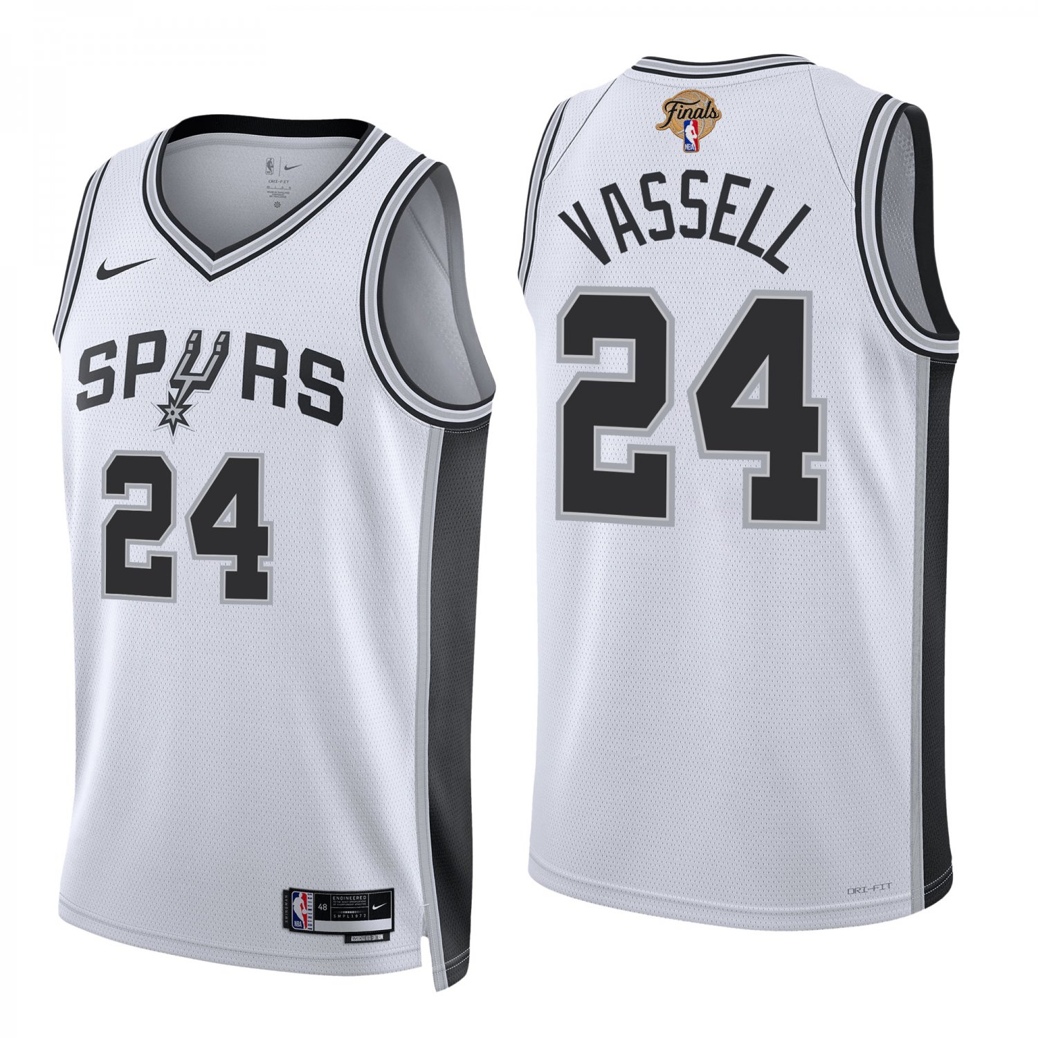 Devin Vassell San Antonio Spurs 2026 Finals Jersey - White