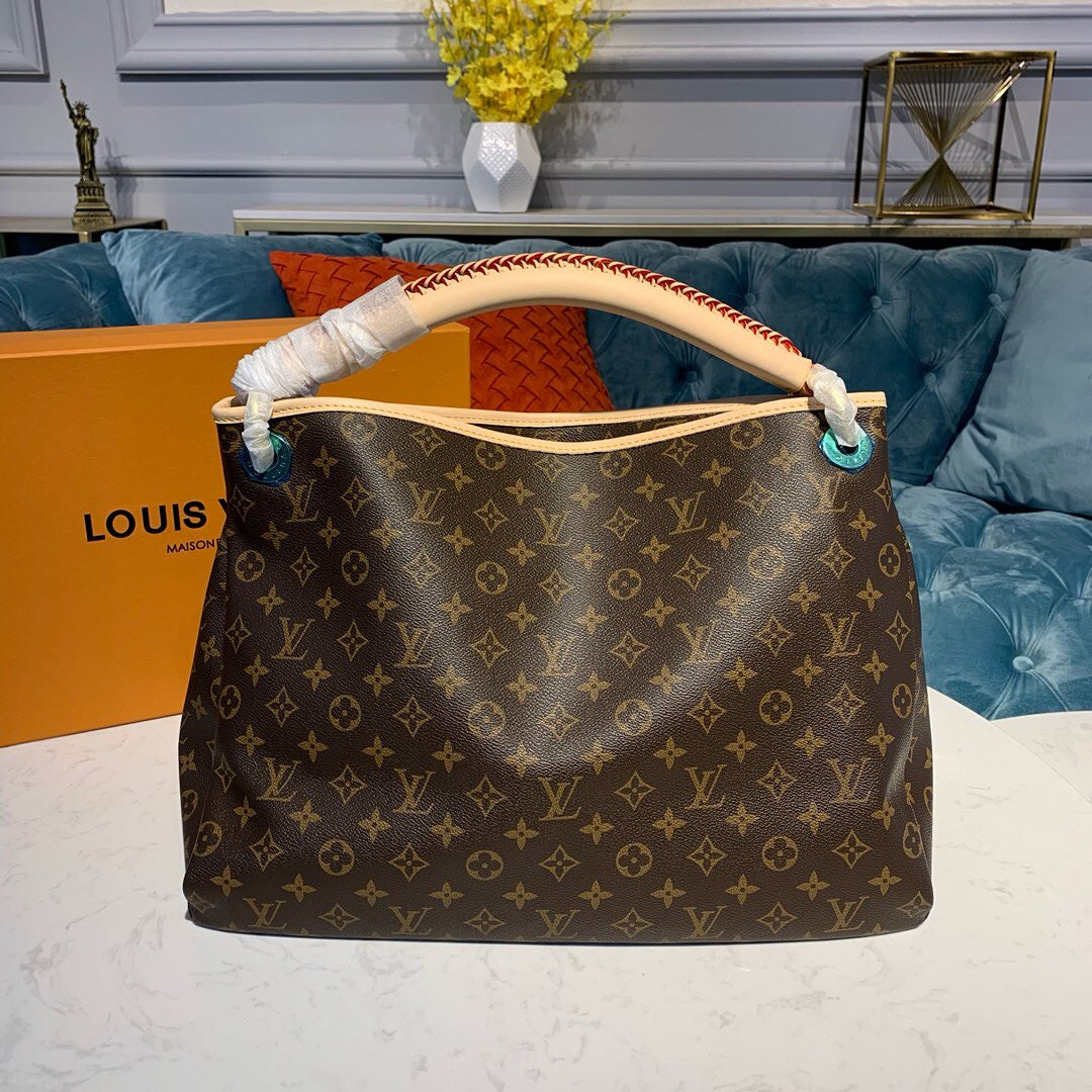 TOP Louis Vuitton LV £V Artsy MM Monogram Bag 41 x 32 x 22 cm