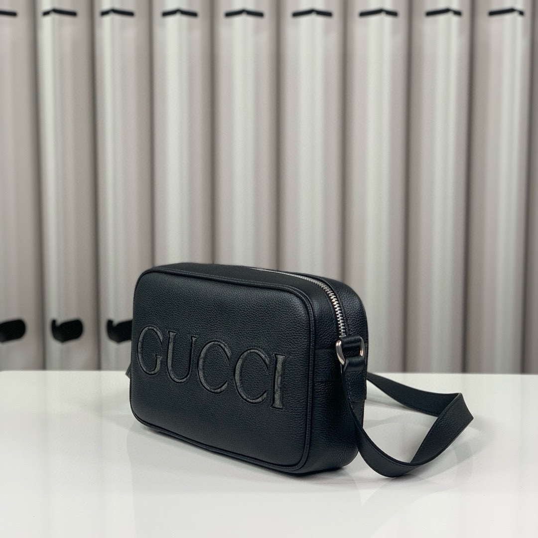 TOP GUCCI Shoulder Bag 14X23.5X6cm - Black