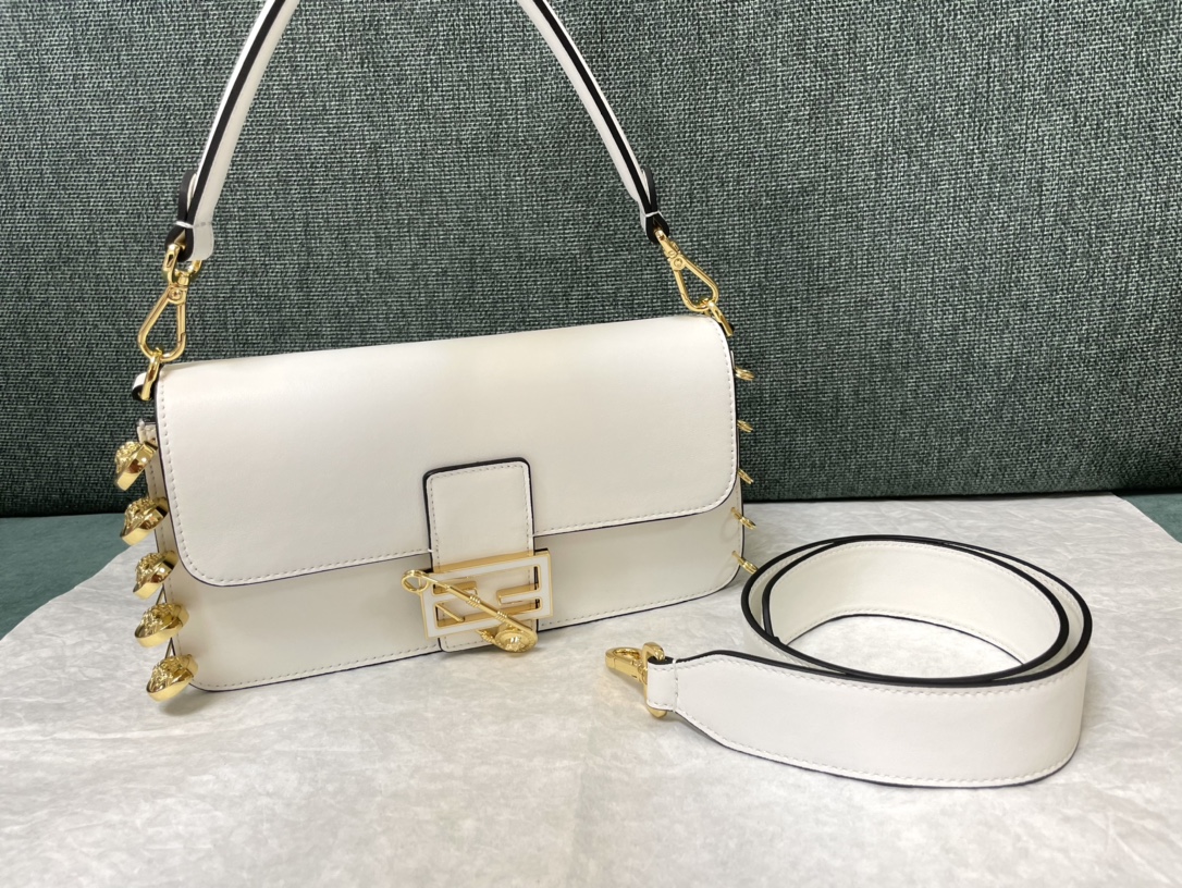 TOP FENDI x VERSACE  Baguette Bag 28x15x7cm-2 Colors