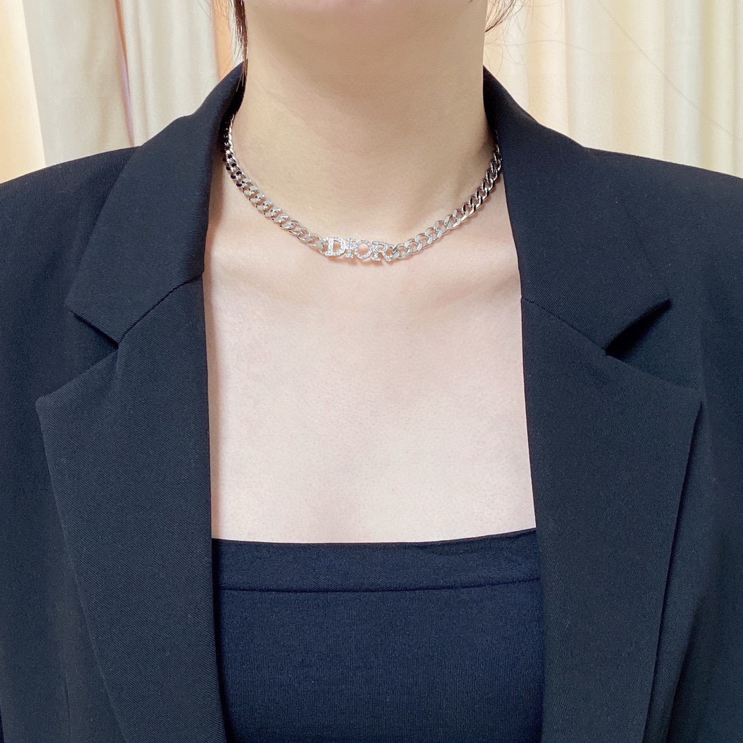 TOP Christian Dior Necklace - Sliver