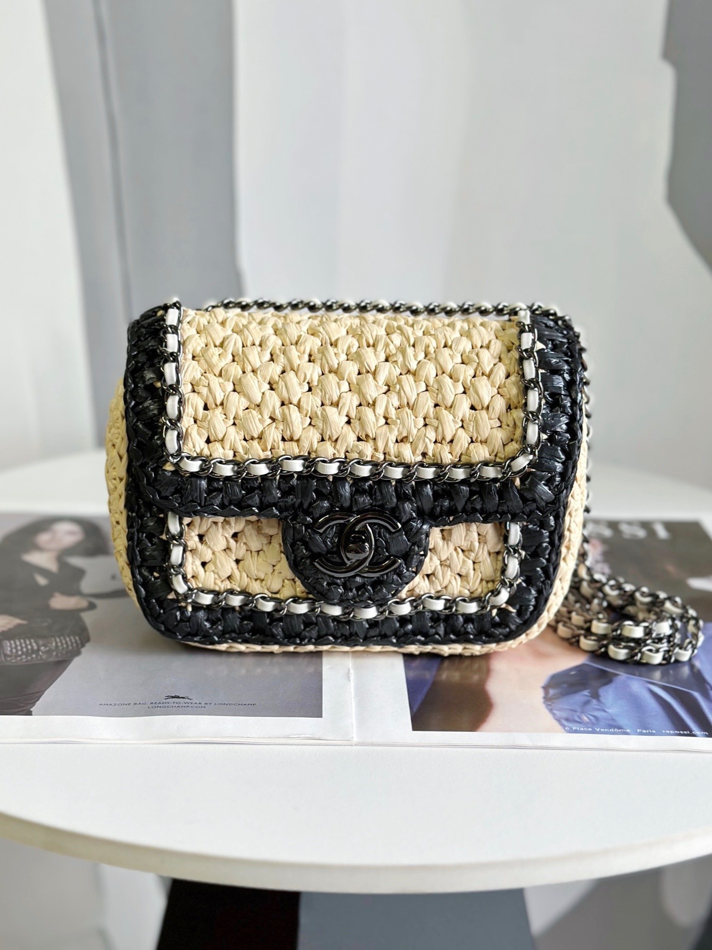 TOP CHANEL 24c Hand Woven Flab Bags - 18cm/23cm