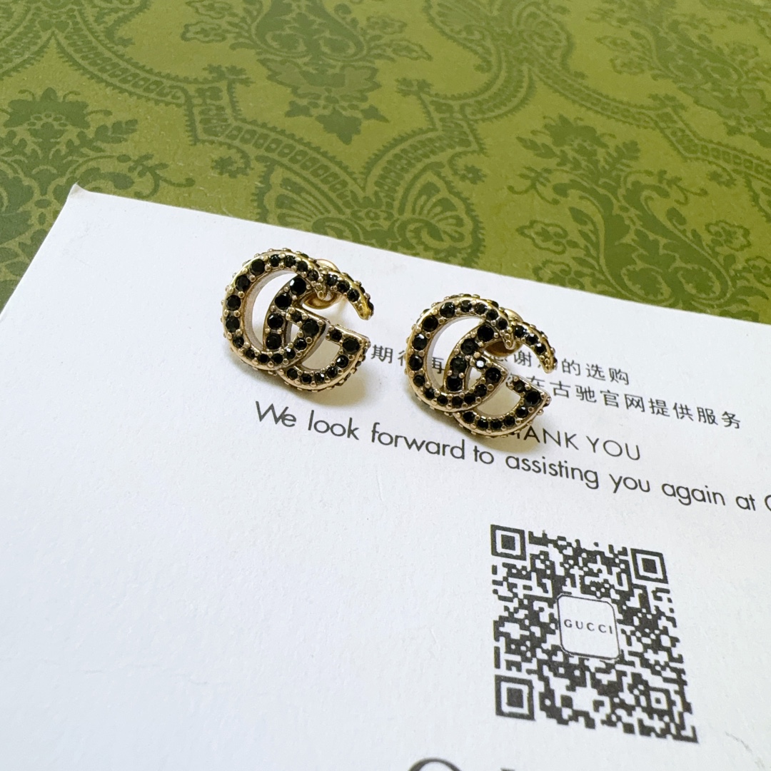 TOP GUCCI  Earrings-Black