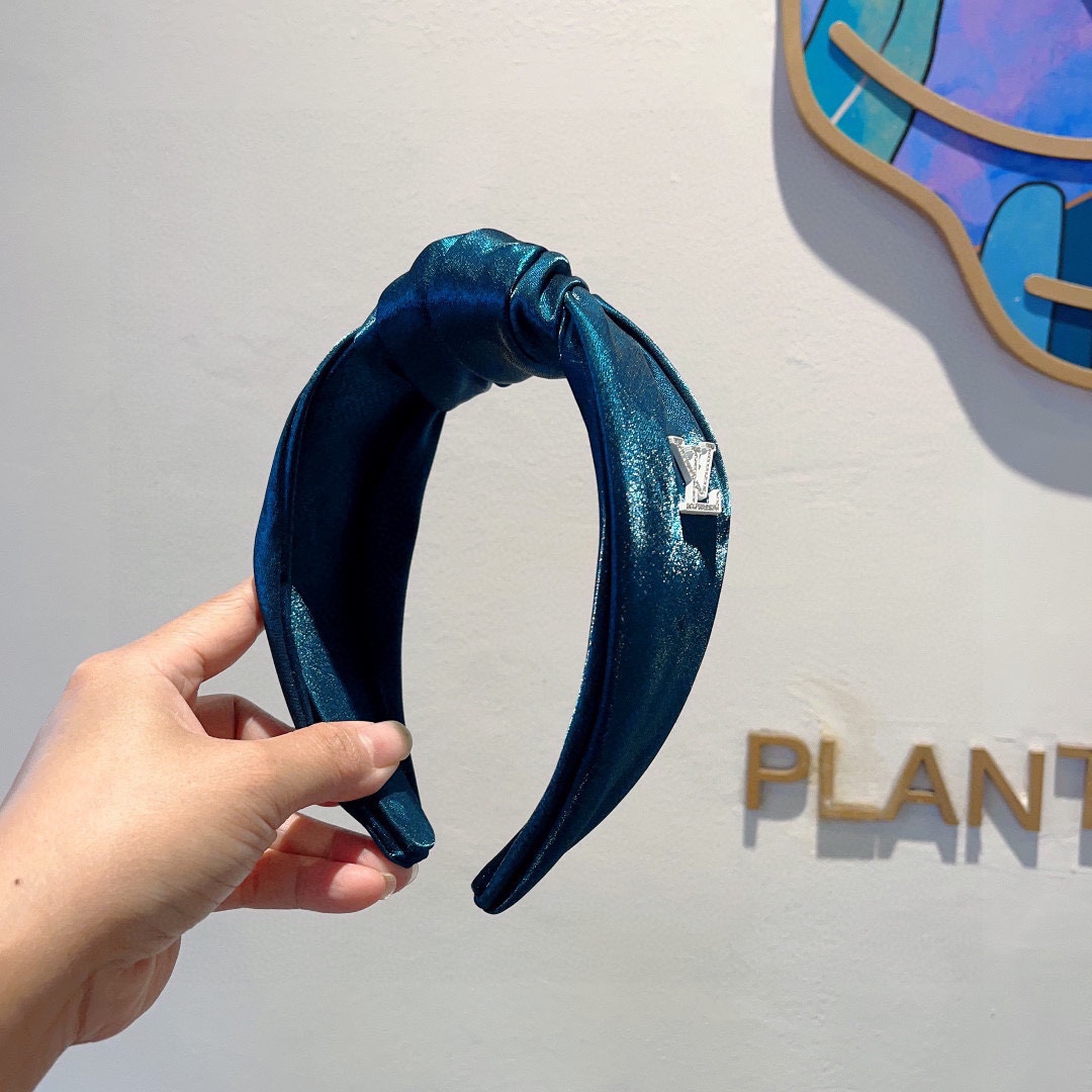 TOP Louis Vuitton  LV Fashionable And Versatile Hairband - Blue