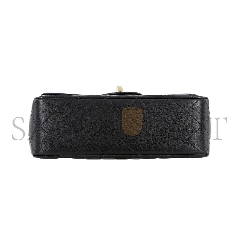 CHANEL MINI RECTANGULAR TOP HANDLE 23K FLAP AS2431 (20*12*6cm)