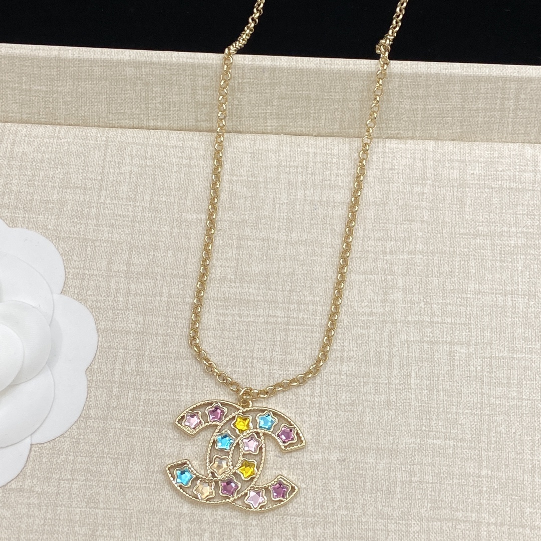 TOP CHANEL CC Necklace - 2 Color