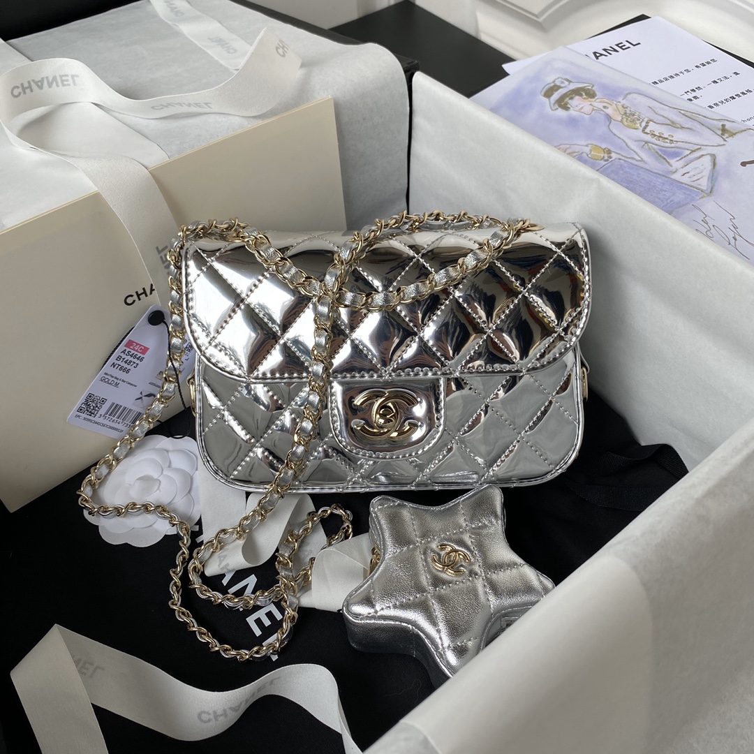 TOP CHANEL Classic Flap Bag  12.5×19×5cm –2 Colors