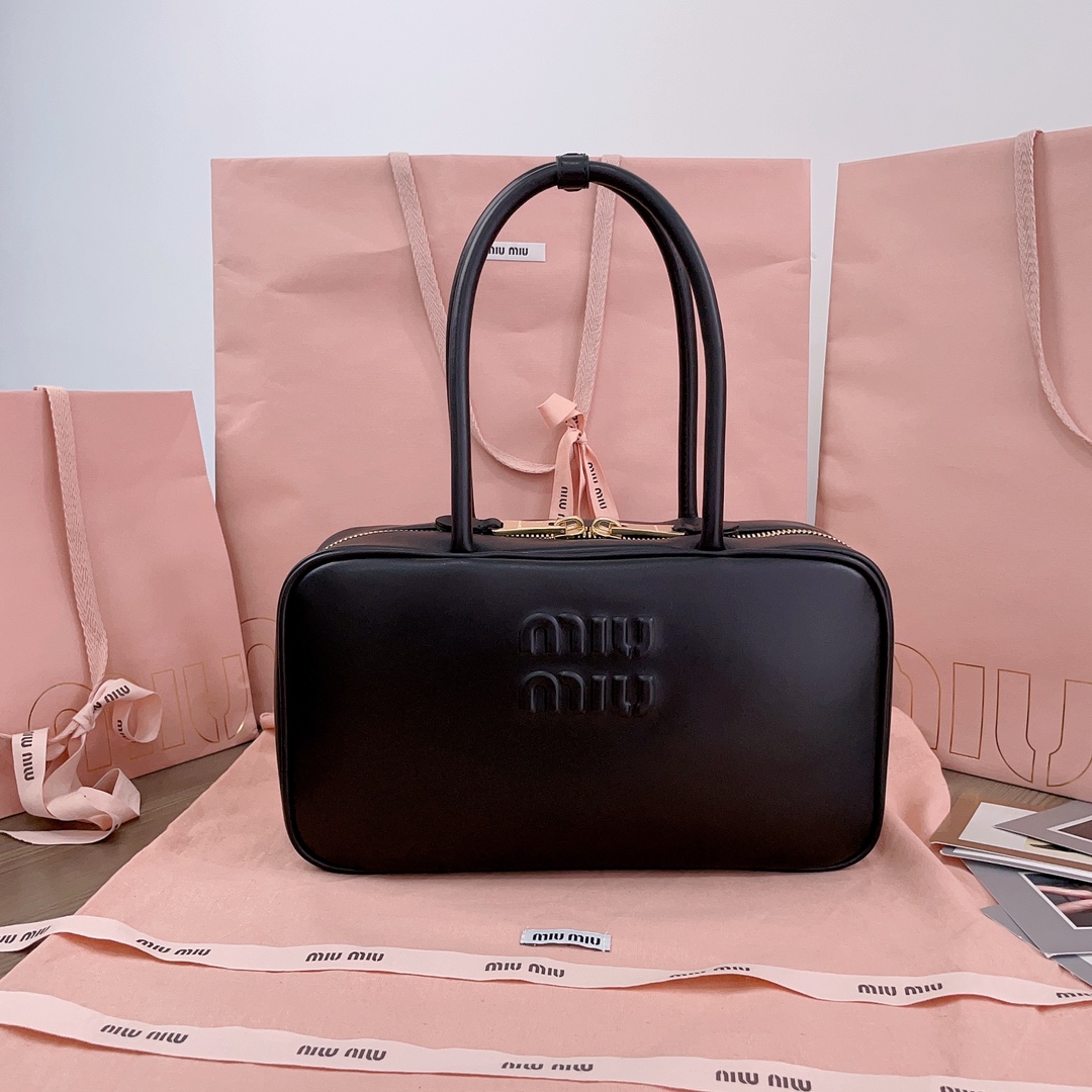 TOP Miu Miu Briefcase Calfskin 29x17x9cm - 2 Color