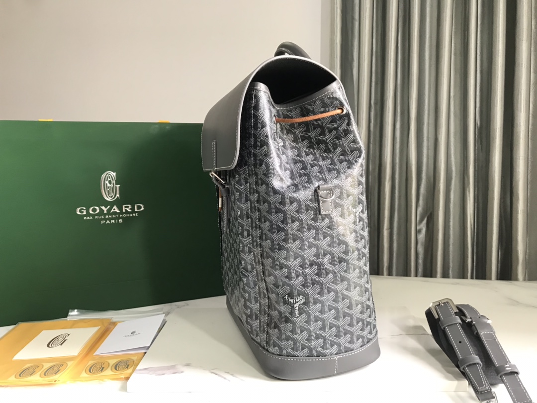 TOP Goyard PM Alpin Backpack 39x32x15.5cm- Grey