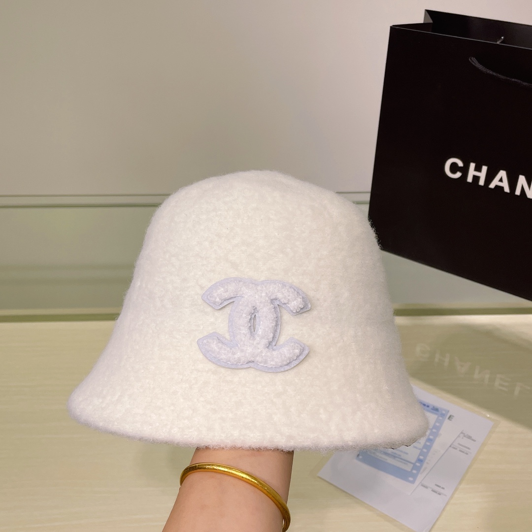 TOP CHANEL Lamb Bucket Hat  - 2 Colors