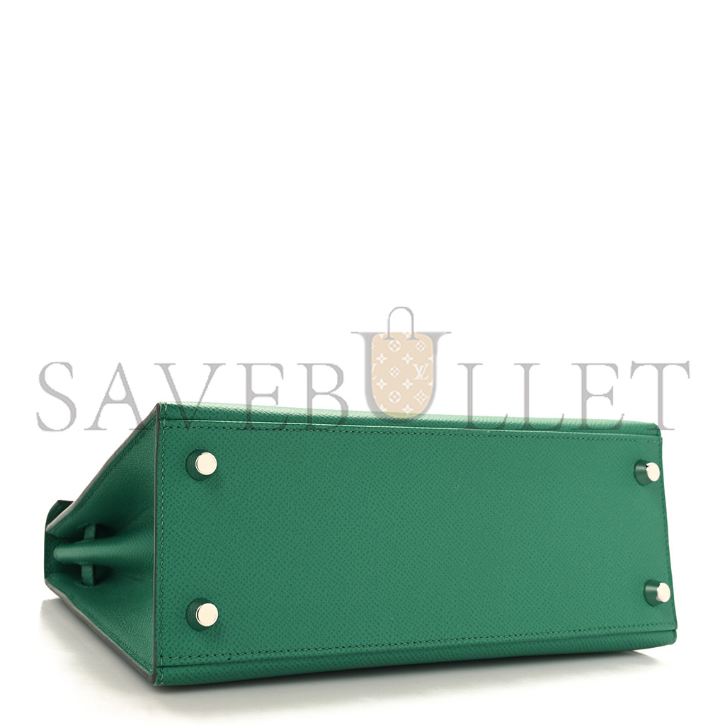 HERMÈS EPSOM KELLY 28 VE RT JADE (28*22*10cm)