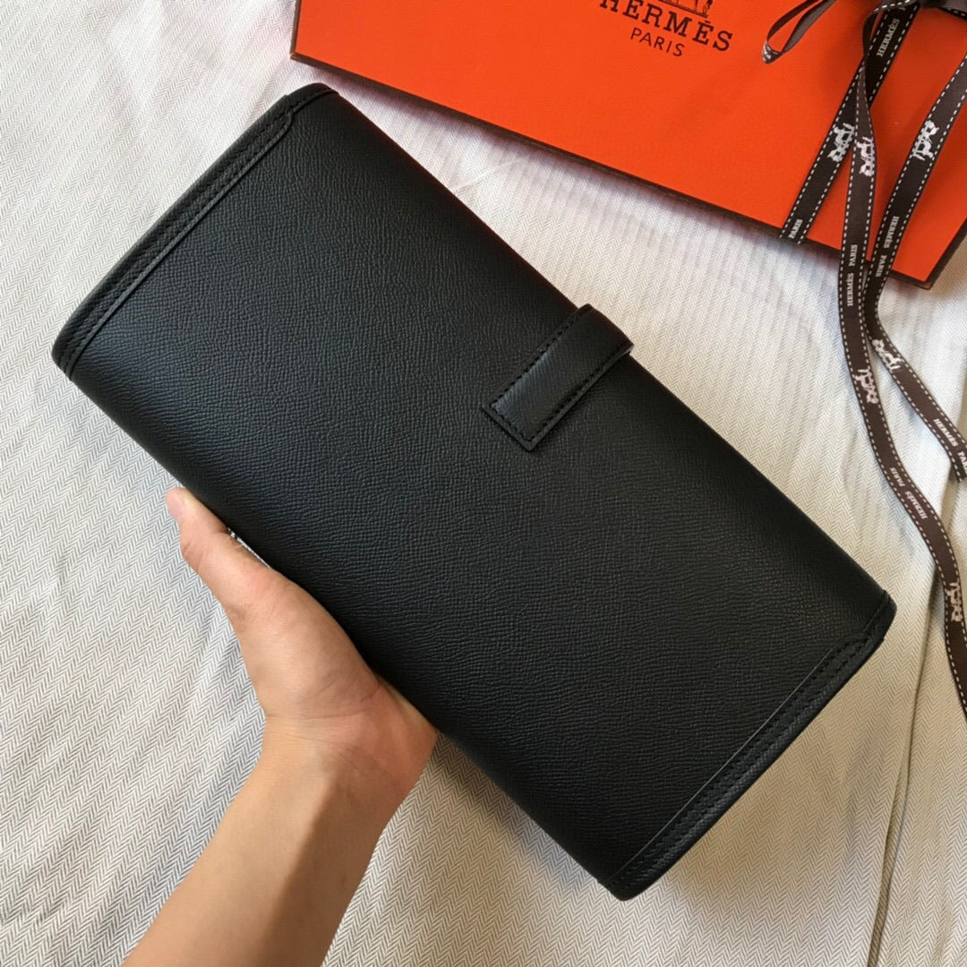 TOP HERMES Jige Elan 29 Clutch - BLACK