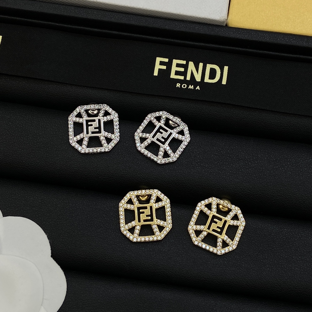 TOP FENDI FF Earrings - 2 Colors