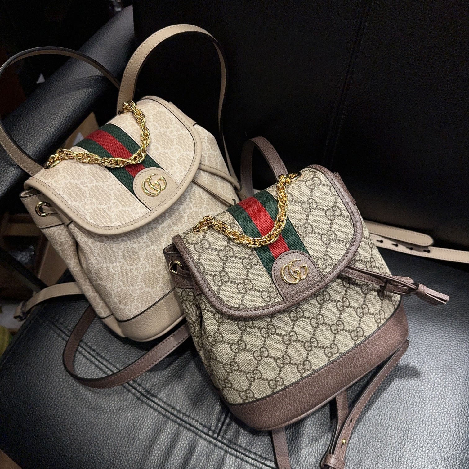 TOP GUCCI Ophidia Mini Backpack 20.5x 19.5 x 12cm - 2 Colors
