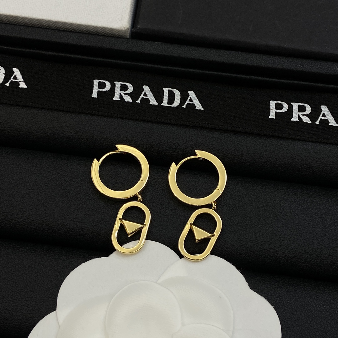TOP PRADA Earrings - 2 Colors